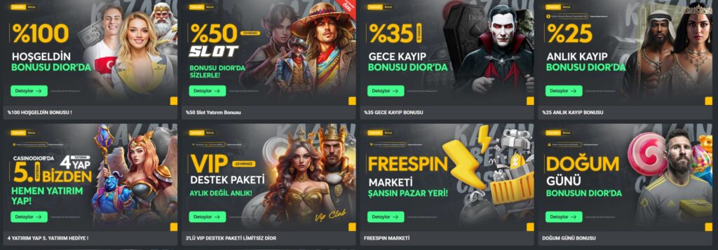 casinodior bonusları