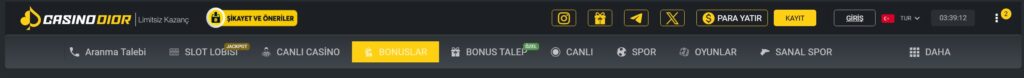 casinodior güncel adresi